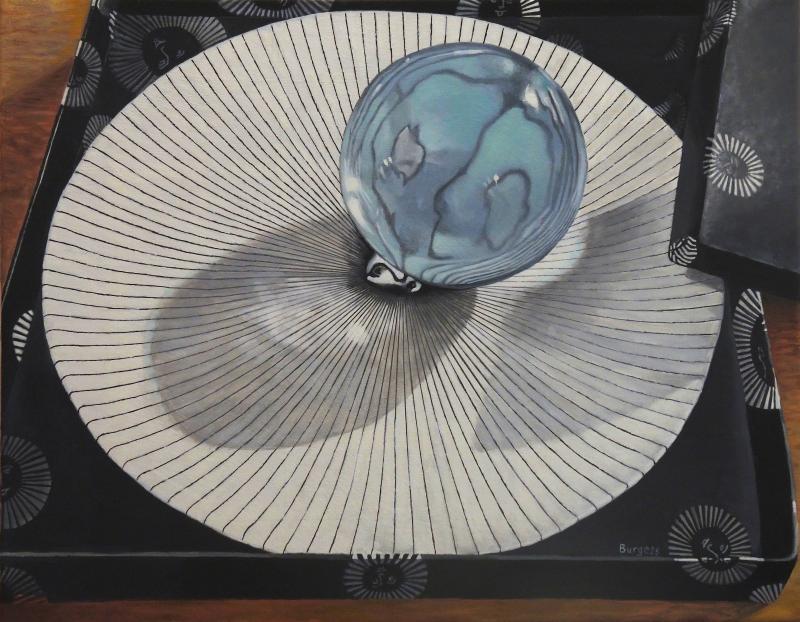 Crystal Ball on a Fornasetti Plate